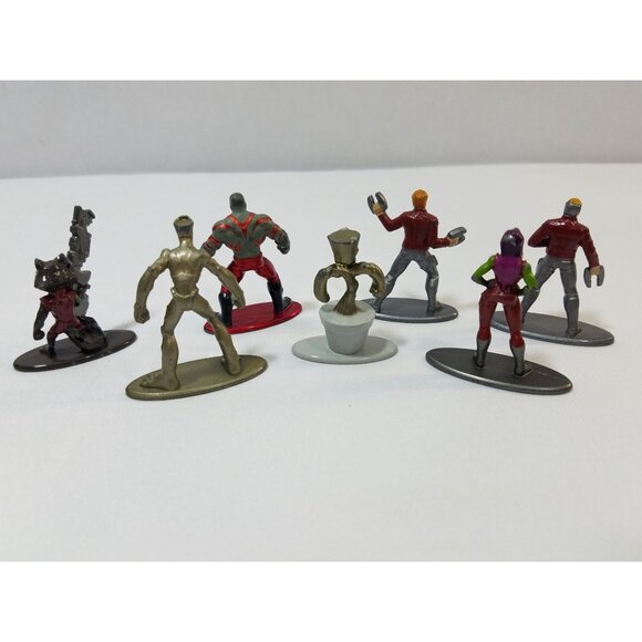 Marvel Nano Metalfigs Guardians of the Galaxy figures lot of 7 Groot Drax Star - Picture 5 of 10